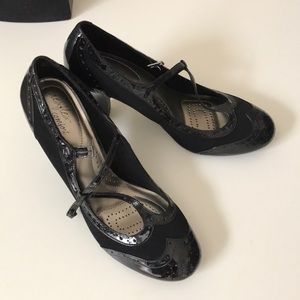 Like new Deflex Comfort black high heels
